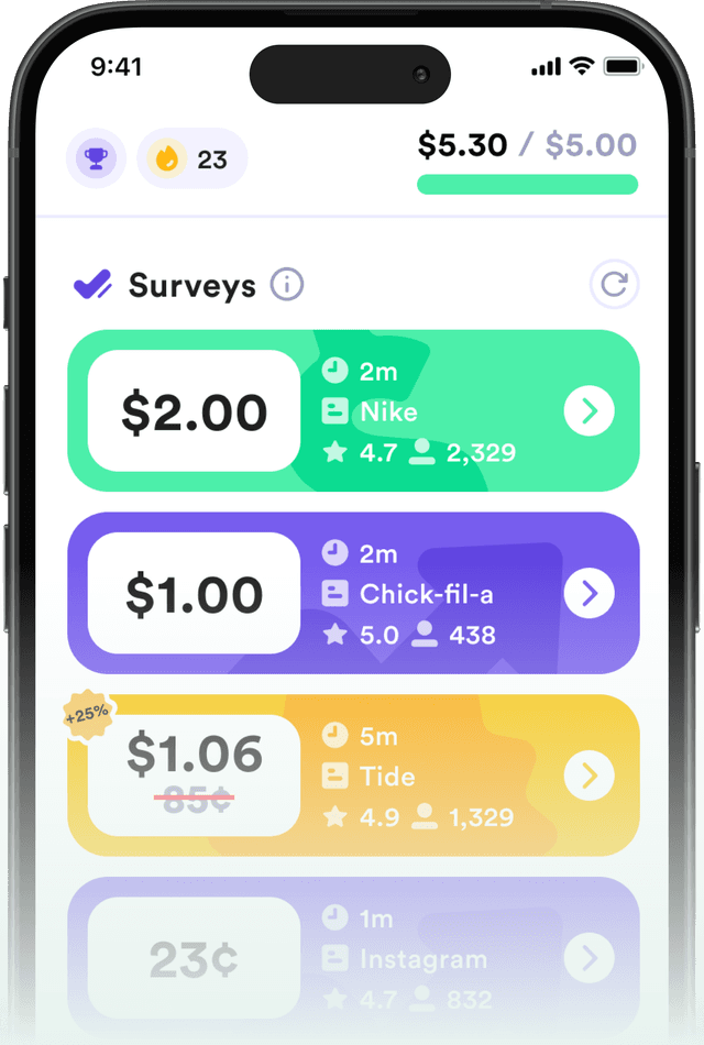 Eureka Surveys mobile app